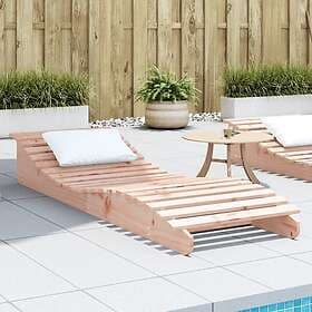 vidaXL Solsäng 205x60x31,5 cm massivt douglasträ 832578
