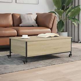 vidaXL Coffee Table 91x55x34 cm Sonoma Oak Engineered Wood 842297