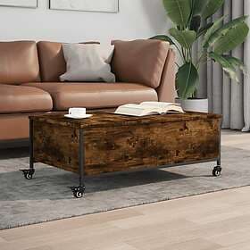 vidaXL Coffee Table 842298 Smoked Oak 91x55x34 cm Engineered Wood