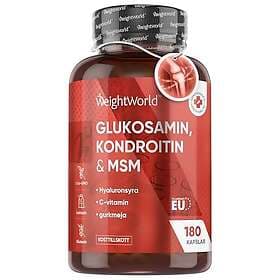 WeightWorld Glukosamin Chondroitin MSM 1560mg 180 Capsules