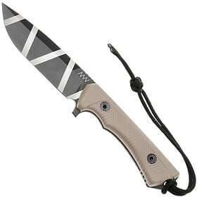 ANV Knives P250, Ceracote Black CAMO, GRNPU Coyote ANVP250-003