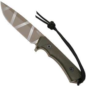 ANV Knives P250, Ceracote Coyote CAMO, GRNPU Olive ANVP250-005