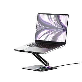 Alogic EPLSWCBK Elite Power Laptop Stand with Wireless Charger