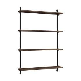 MOEBE wall shelving ws.115,1 Rökt ek-svart