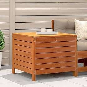 vidaXL Trädgårdspall vaxbrun 62x63,5x53,5 cm massiv furu 844905