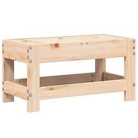 vidaXL Trädgårdspall 62x30x32 cm massiv furu 844893