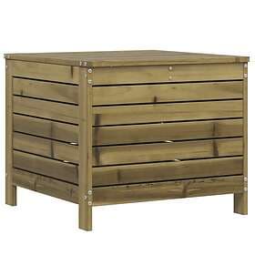 vidaXL Trädgårdspall 62x63,5x53,5 cm impregnerad furu 844907