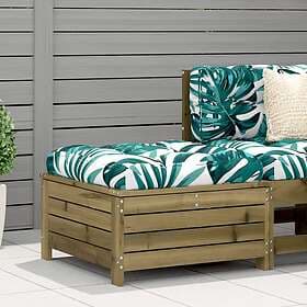 vidaXL Trädgårdspall 62x63,5x32 cm impregnerad furu 844902