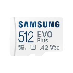 Samsung EVO Plus MC512SA MicroSDXC UHS-I U3 V30 A2 512GB