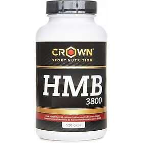Crown Sport Nutrition Hmb 3800/950mg 120 Units Durchsichtig