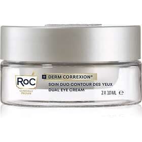 ROC Derm Correxion Dual Eye Kräm för områdena kring ögonen mot rynkor 2-i-1 2x10
