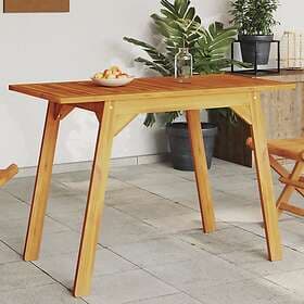 vidaXL Garden Dining Table 110x56x75 cm solid acacia wood 366372