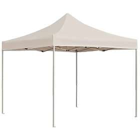 vidaXL Party Tent 2x2m Cream White Aluminum