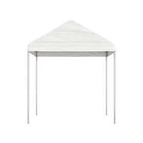 vidaXL Paviljong med tak vit 8,92x2,28x2,69 m polyeten 3155504