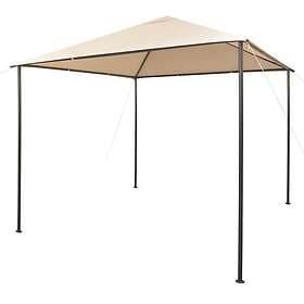 vidaXL Pavilion 3x3m beige steel