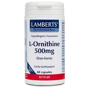 Lamberts L-Ornithine 500mg 60 Capsules