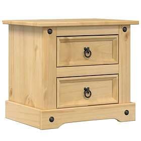 vidaXL Bedside Table Corona 53x39x50cm Solid Pine 4005658