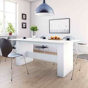 vidaXL Dining Table 180x90x76 cm White 800468