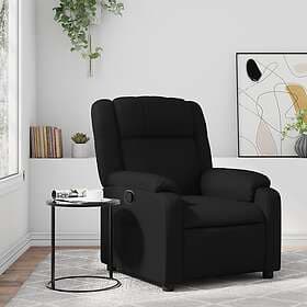 vidaXL Recliner Armchair Black Faux Leather