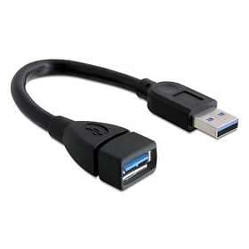 DeLock USB A - USB A M-F 3.0 0.15m