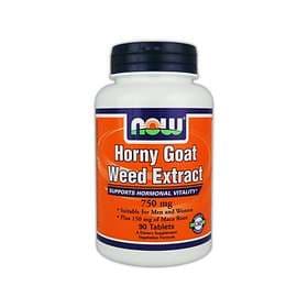 Now Foods Horny Goat Weed 750mg 90 Capsules