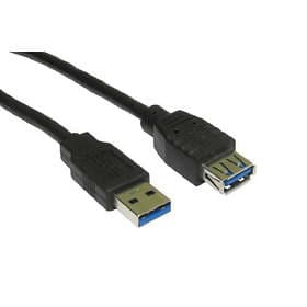 Cables Direct USB A - USB A M-F 3.0 5m