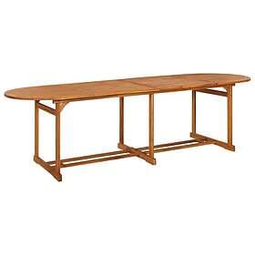 vidaXL Garden Table 280x90x75 cm solid acacia wood