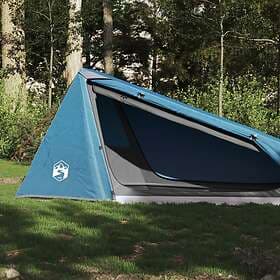 vidaXL Campingtält tunnel 1 person blå vattentätt 94609