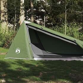 vidaXL Campingtält tunnel 1 person grön vattentätt 94608