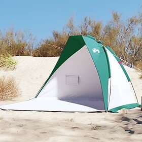 vidaXL Strandtält havsgrön 268x223x125 cm 185T polyester 94407
