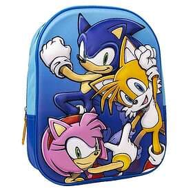 Sonic Skolryggsäck 3D 25 x 31 x 9 cm