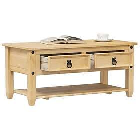 vidaXL Coffee Table Corona 100x48x45 cm Solid Wood 4002773