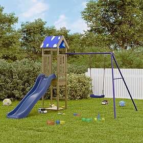 vidaXL Lekplats impregnerad furu 3278955