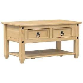 vidaXL Coffee Table Corona 85x50x45 cm Solid Wood 4002772