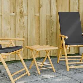 vidaXL Folding Garden Table 45x45x45 cm bamboo 365877