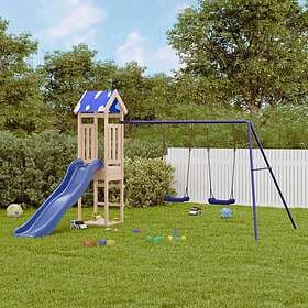 vidaXL Lekplats massiv furu 3278956