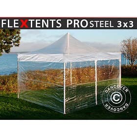 Dancover Snabbtält Depåtält Easy-up tält Eventtält Partytält FleXtents PRO Steel