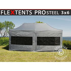 Dancover Snabbtält Depåtält Easy-up tält Eventtält Partytält FleXtents PRO Steel