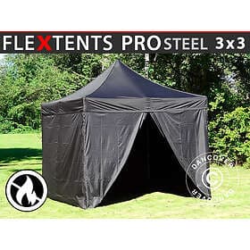 Dancover Snabbtält Depåtält Easy-up tält Eventtält Partytält FleXtents PRO Steel