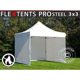Dancover Snabbtält Depåtält Easy-up tält Eventtält Partytält FleXtents PRO Steel