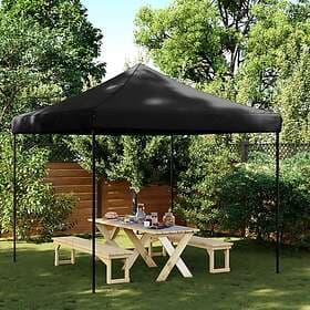 vidaXL Pop-Up hopfällbart partytält 292x292x315 cm svart 4004920