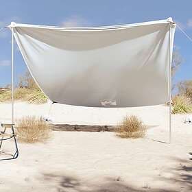 vidaXL Beach Shelter with Sandbags Grey 304x300 cm