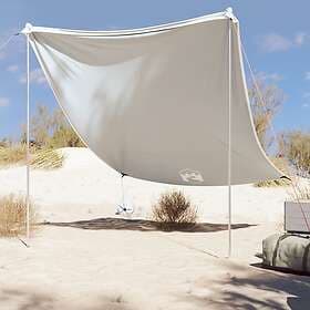 vidaXL Beach Shelter with sandbags gray 214x236 cm 4008643