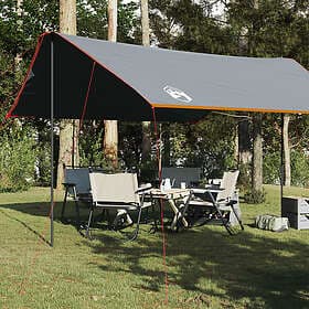 vidaXL Tarp grå och orange 460x305x210 cm vattentät 94687