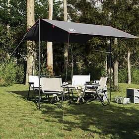 vidaXL Tarp grå och orange 300x294 cm vattentät 94651