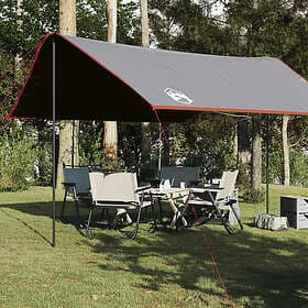 vidaXL Tarp grå och orange 430x380x210 cm vattentät 94684