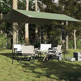 vidaXL Tarp grön 400x294 cm vattentät 94664