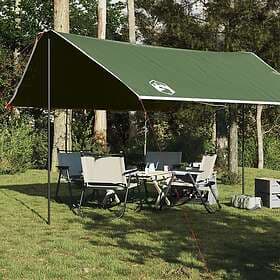 vidaXL Tarp grön 430x380x210 cm vattentät 94682