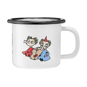 Muurla Moomin Enamel Mug 15cl Thingumy and Bob