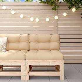 vidaXL Mittensoffa massiv furu 825611